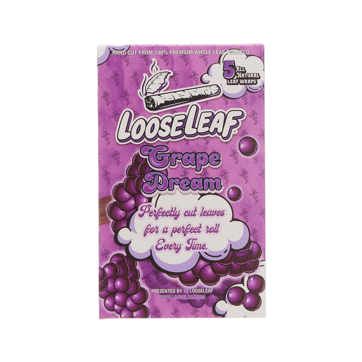 Grape Dream LooseLeaf 5-Pack Wraps (40 Count)