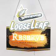 "Reserve" Loose Leaf Neon Sign (1 Count)