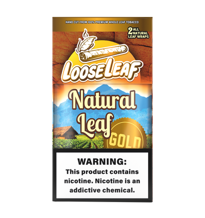 

Natural Leaf Gold LooseLeaf Wraps
