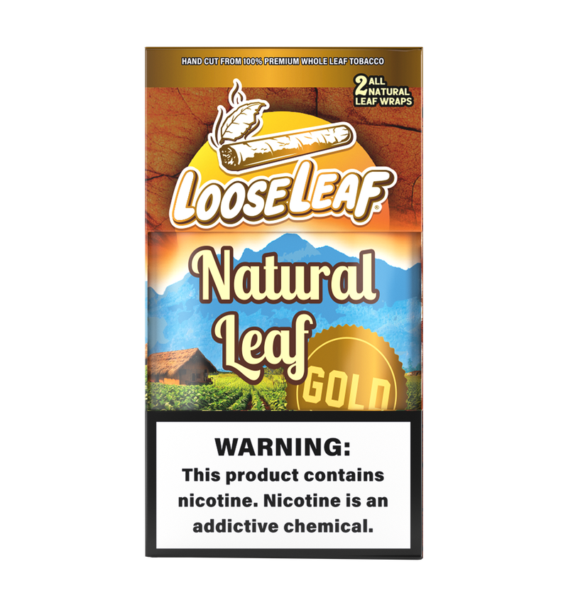 

Natural Leaf Gold LooseLeaf Wraps
