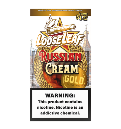 

Russian Cream Gold LooseLeaf Wraps
