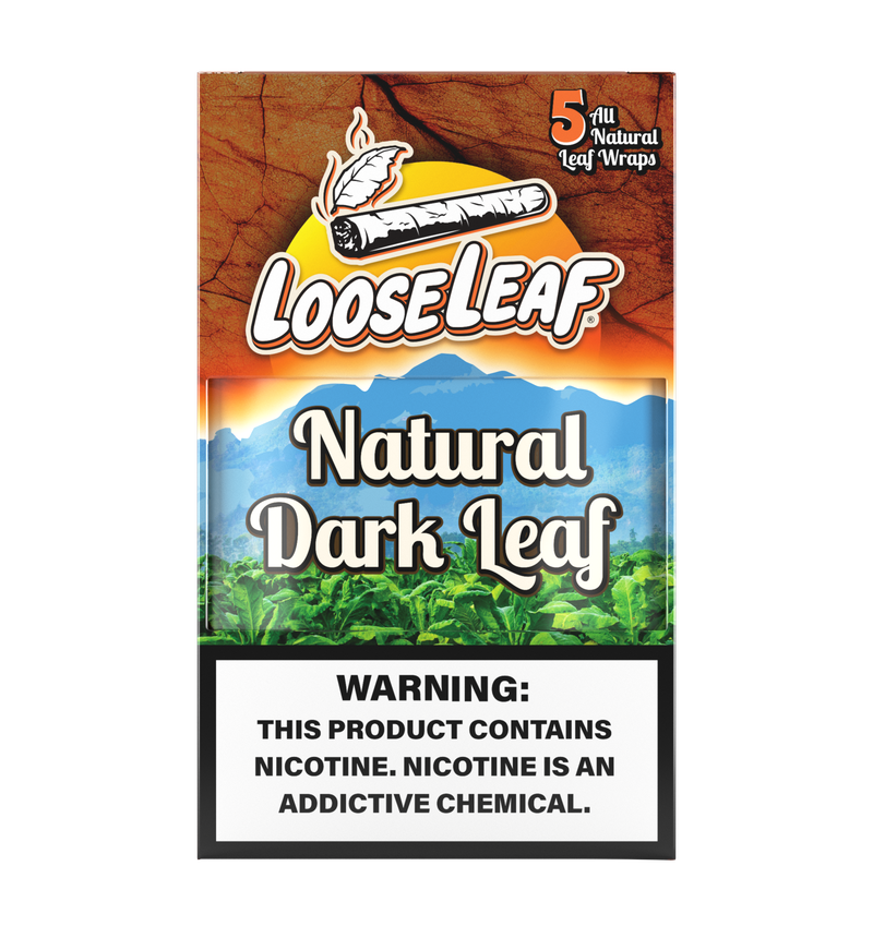 Natural Dark LooseLeaf Wraps (5-Pack)