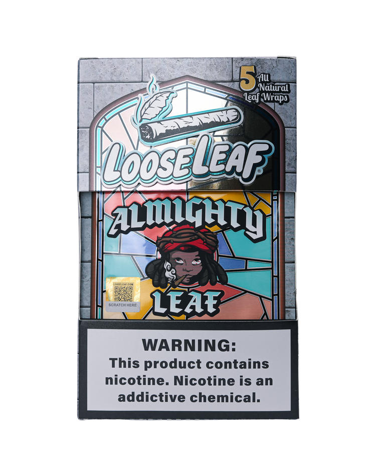 Chief Keef “Almighty Leaf” LooseLeaf 5-Pack Wraps (40 Count)