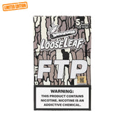 LooseLeaf FTP Tobacco Wraps Limited Edition box featuring bold camo design and premium leaf wrap branding.