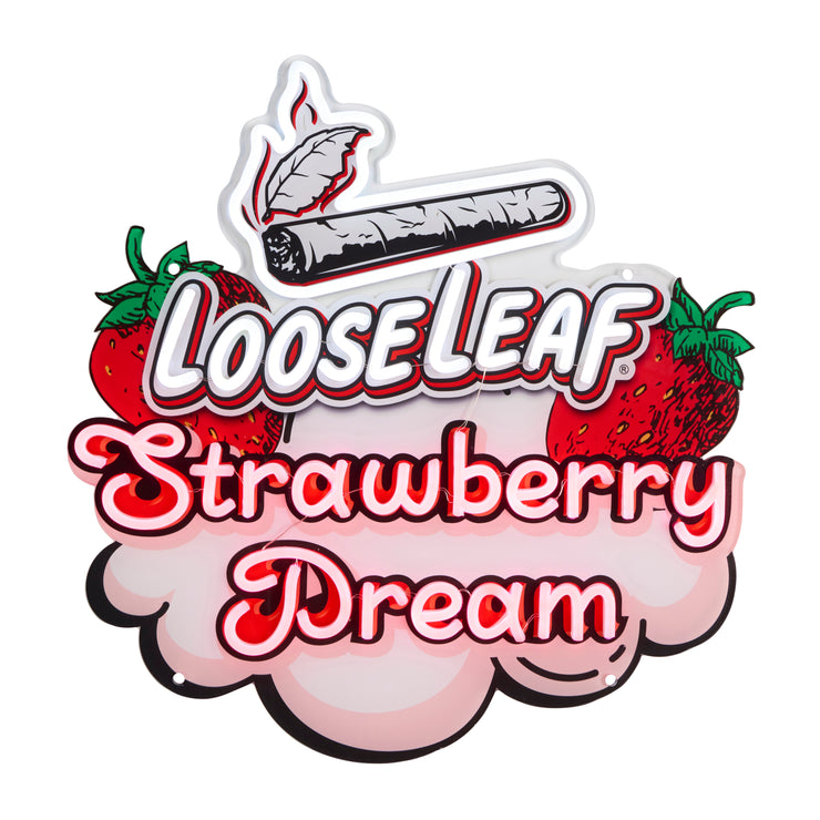 "Strawberry Dream" LooseLeaf Neon Sign (1 Count)