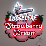 "Strawberry Dream" LooseLeaf Neon Sign (1 Count)