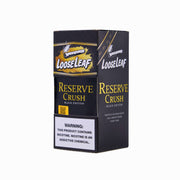 Side-angled shot of LooseLeaf Reserve Crush Black Edition box, highlighting sleek packaging and high-quality craftsmanship.