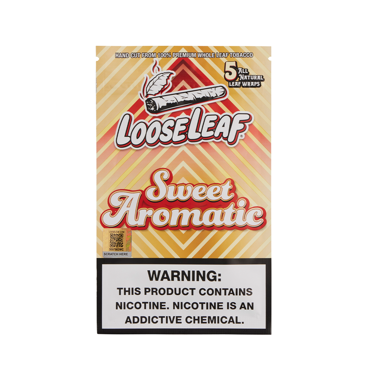 Sweet Aromatic LooseLeaf 5-Pack Wraps (40 Count)